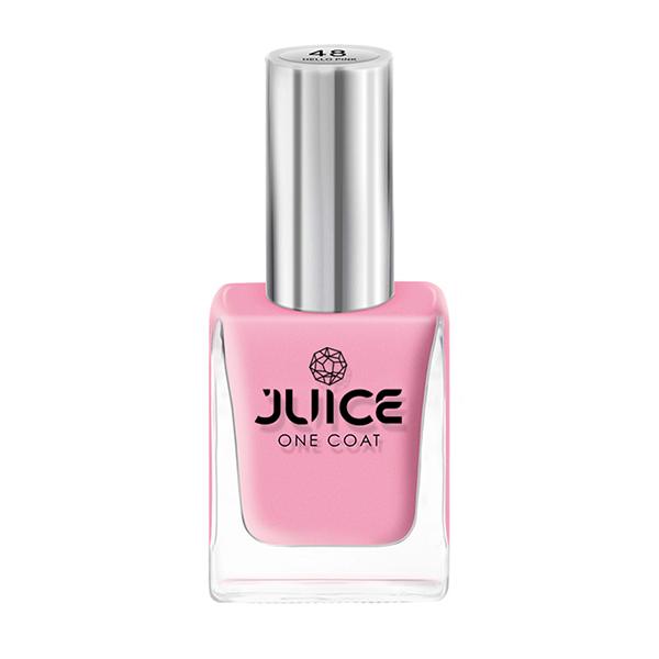 JUICE One Coat Long Lasting Quick Dry Chip Resistent Nail Polish HELLO PINK 48 11 ml - Nail Polish