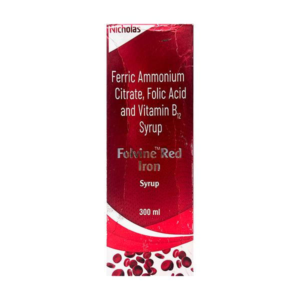 FOLVINE RED IRON Syrup 300ml