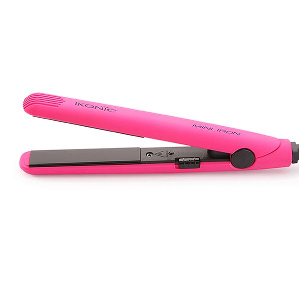 Ikonic Professional Mini Iron - Pink - Straighteners