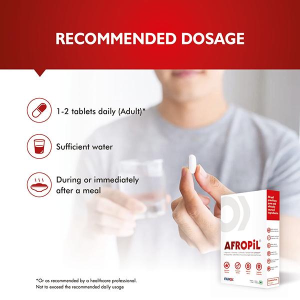 Nuvox Afropil Sugar Free Tablet 30's - Nutritional Supplements