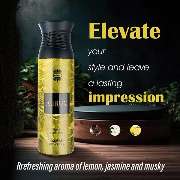 Ajmal Aurum Pour Femme Parfum Deo 200 Ml - Deodorants/Roll-Ons