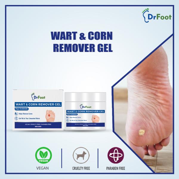 Dr Foot Wart & Corn Remover Gel 50 gm - Foot Creams & Lotions