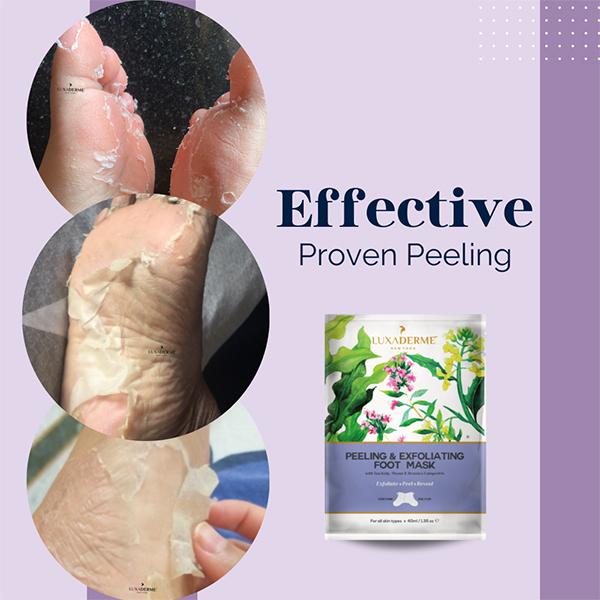 Luxa Derme Peeling & Exfoliating Foot Mask 40 ml - Foot Creams & Lotions