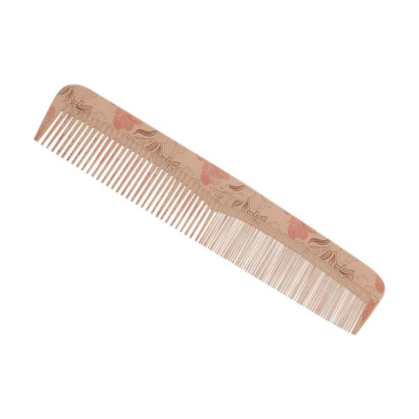 Glimmer Comb Printed 8 Inch White Flowers 1's - Hair Combs