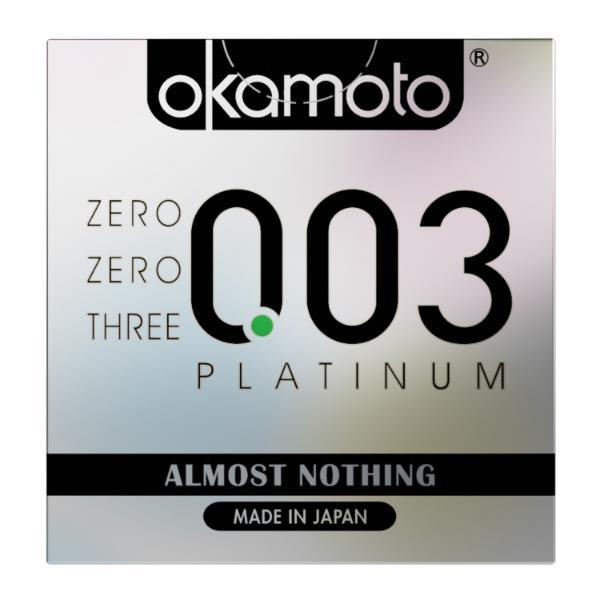 Netmeds | Okamoto 003 Platinum Condoms 3's