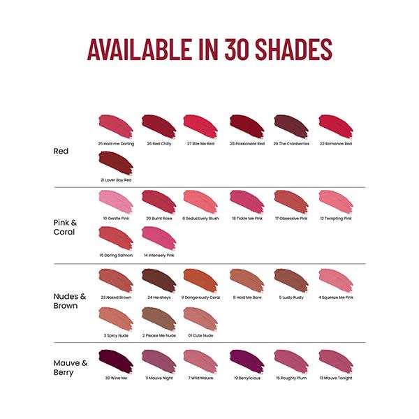 Swiss Beauty Hold Me Matte Liquid Lipstick (Seductively Blush) 4.5 ml - Liquid Lipsticks