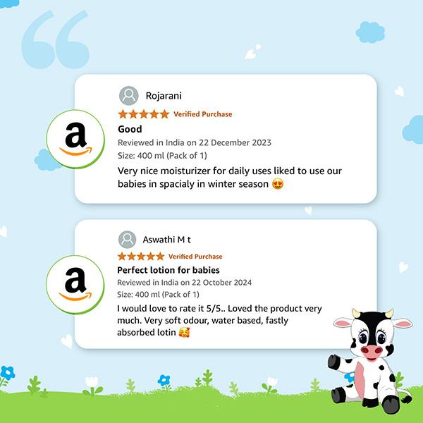 Mamaearth Milky Soft Body Lotion for Babies with Oats, Milk & Calendula 200 ml - Creams, Lotions & Oils