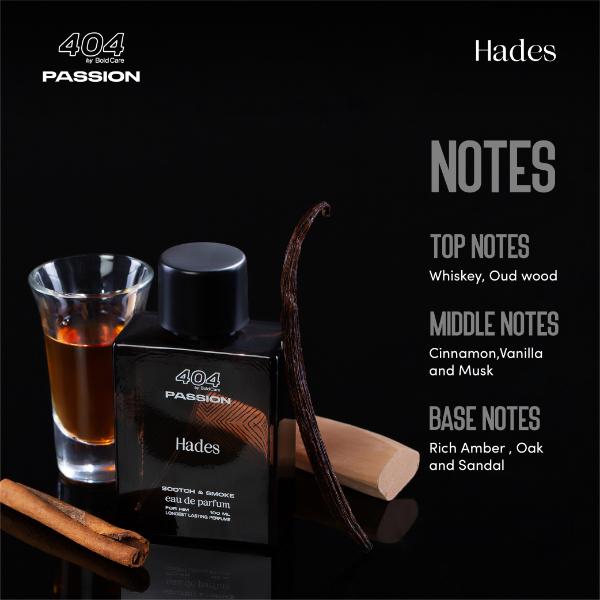 Bold Care Hades Scotch and Smoke Longest Lasting EDP Perfume 100 ml - Men Perfumes (Edt/Edp)