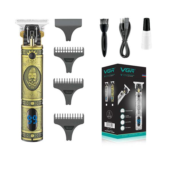 VGR V228 Body Groomer 180 min Runtime 3 Length Settings Gold 1s 1's - Hair Removal Accessories