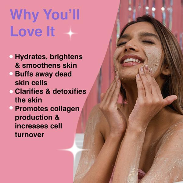 Pulp Cosmetics Dance Flour Scrub 100 gm - Scrubs & Exfoliants