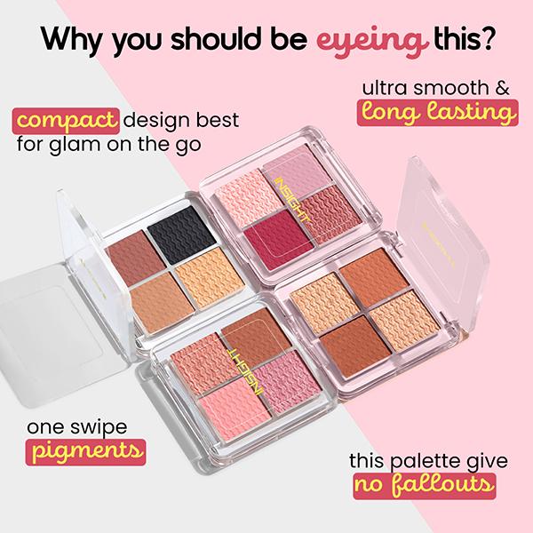 Insight Cosmetics Ready Set Glam Eyeshadow Palette Corporate Calm 11 gm - Eye Shadow Palettes