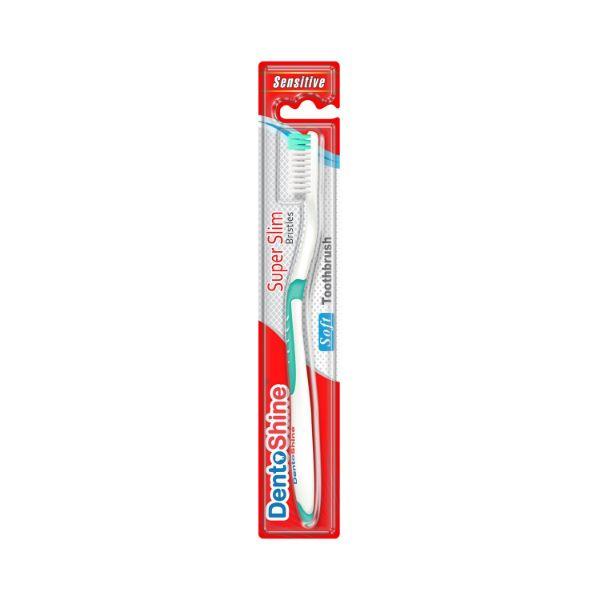 Dentoshine Super Slim Soft Toothbrush Green 100 gm