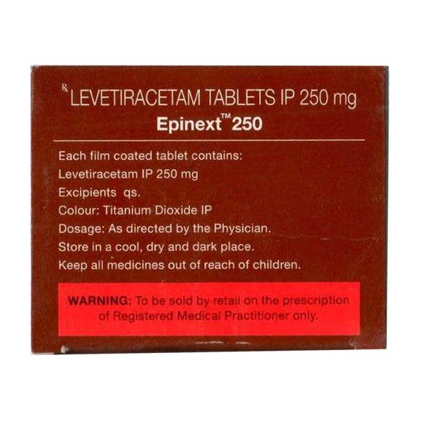 EPINEXT 250 Tablet 10's - Epilepsy/Convulsion-Ant