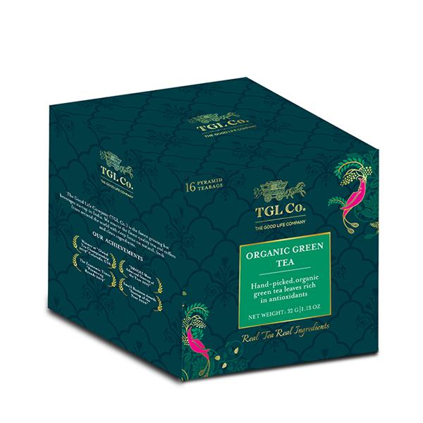 TGL Co. Tea Bag - Organic Green 16's - Herbal/Green Teas
