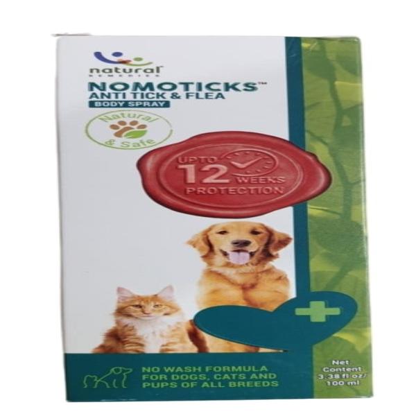 Netmeds | Natural Remedies Nomoticks Anti Tick & Flea Body Spray 100 ml