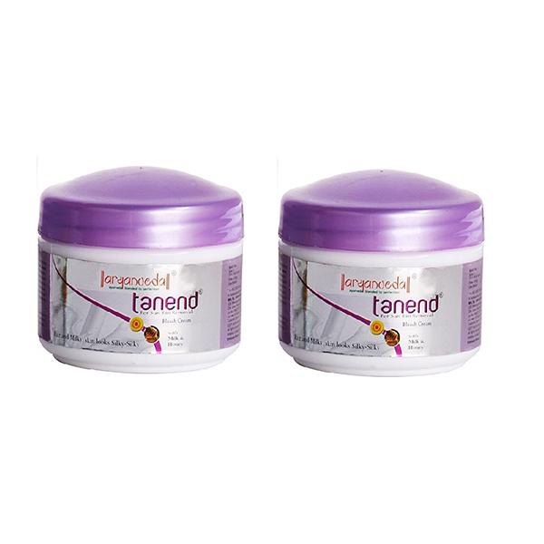 Netmeds | Aryanveda Tanend Bleach Cream For All Skin Types (Pack of 2) 40 gm