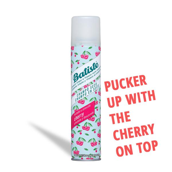 Batiste Dry Hair Shampoo - Fruity & Cheeky Cherry 200 ml - Dry Shampoos & Conditioners