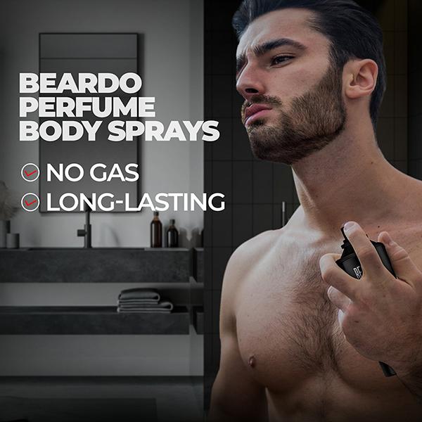 Beardo Whisky Smoke 120 Ml and Bourbon 150 Ml Body Spray Long Lasting Deo Sprays Combo - For Men 1's - Men Deodorants/Roll-Ons