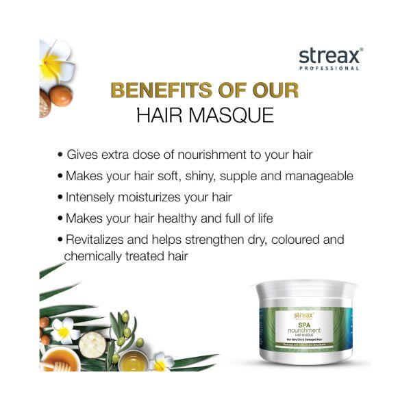 Streax Professionalhair Spa With Olive Oil 500 gm - Hair Masks & Packs