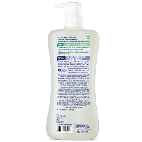 Chicco Baby Moments Shampoo 500 ml - Baby Shampoo