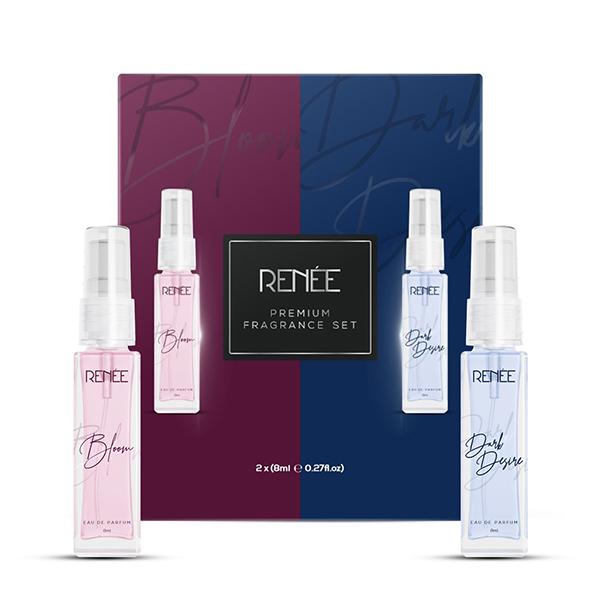 Renee Eau De Parfum Premium Fragrance Set Bloom And Dark Desire 8ml Each 2's - Women Perfumes (Edt/Edp)