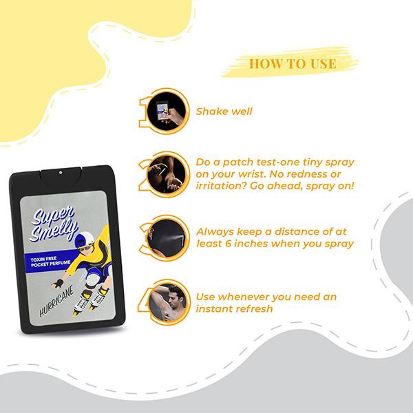 Super Smelly Hurricane Natural Pocket Deodrant Perfume 20 ml - Deodorants/Roll-Ons