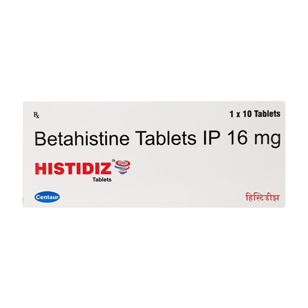 HISTIDIZ 16mg Tablet 10's