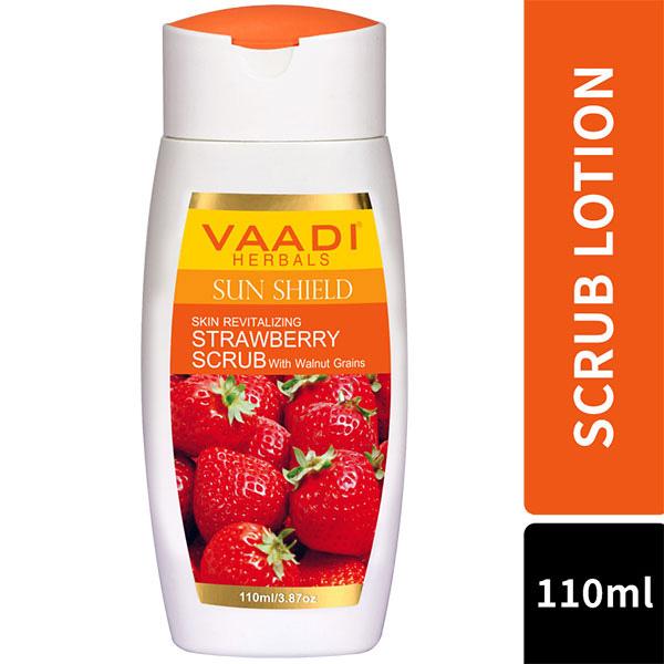 Netmeds | Strawberry Scrub Lotion With Walnut Grains 110 ml