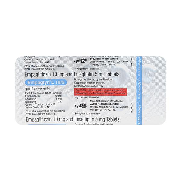 EMPAGLYN L 10/5 Tablet 10's - Diabetes-Ant