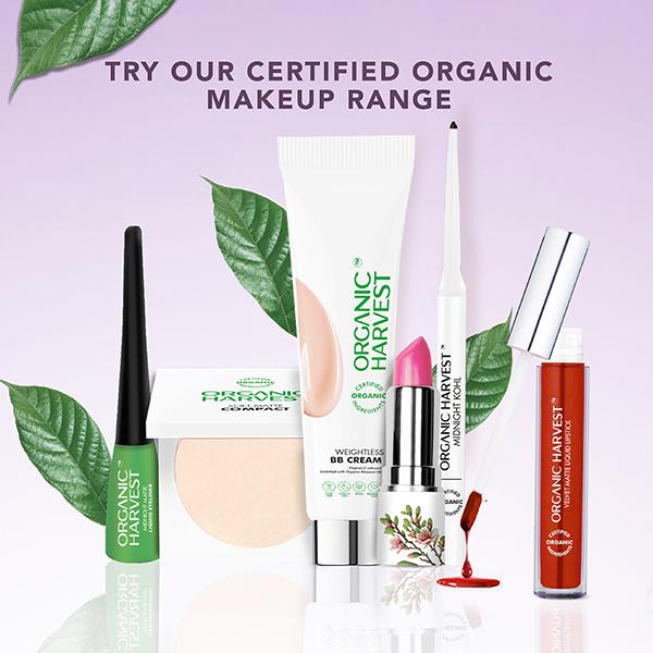 Organic Harvest Midnight Matte Liquid Eyeliner,Waterproof and Smudge-Proof, Certified Organic 4.5 ml - Eyeliners