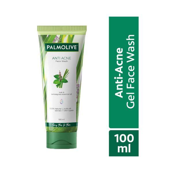 PALMOLIVE ANTIACNE FACE WASH TULSI & LEMONGRASS ESSENTIAL OIL EXTRACT 100 ml - Face Wash & Cleansers