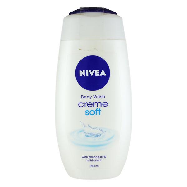 Nivea Creme Soft Body Wash Cream - Almond Oil 250 ml - Shower Gels & Body Wash
