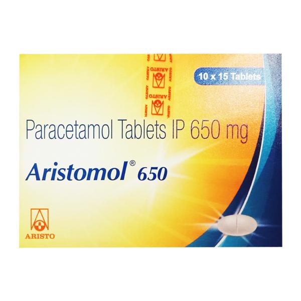 ARISTOMOL 650 Tablet 15's - Fever-Ana