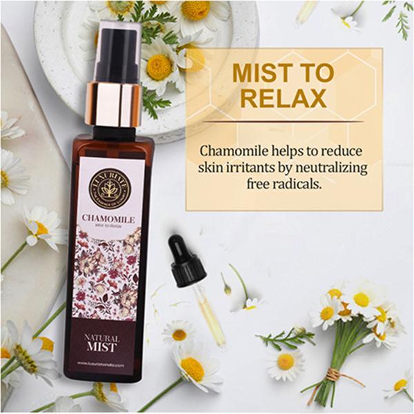 Luxuriate Pure and Natural Body Face Chamomile Mist Spray 100 ml - Perfumes (Edt/Edp)