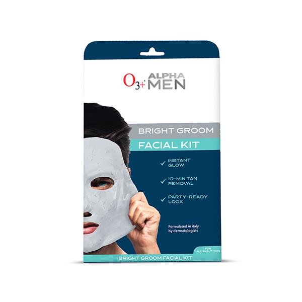 Netmeds | O3+ Alpha Men Bright Groom Facial Kit 1's