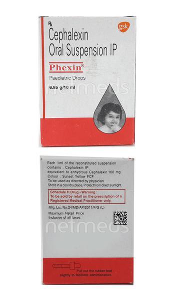 Phexin Paediatric Drops 10ml - Bacterial Infections-Cep