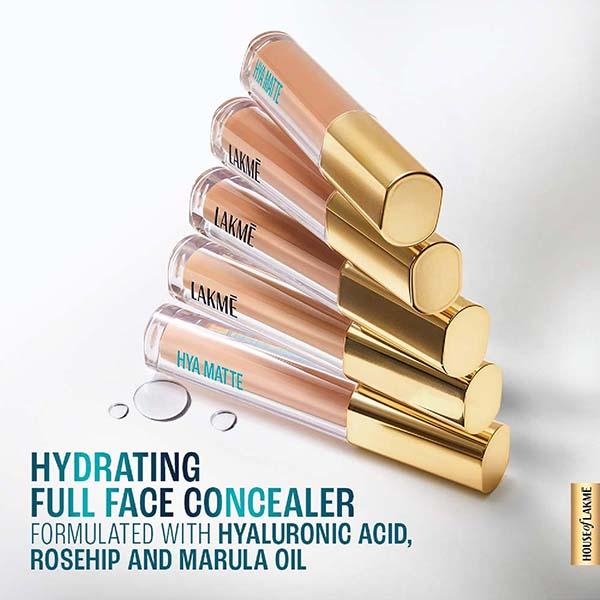 Lakme 9to5 Hya Matte Liquid Concealer Nude 2 ml - Concealer
