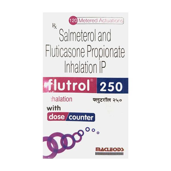 FLUTROL 250 WITH DOSE COUNTER Inhaler 120md - Asthma/COPD-Ast
