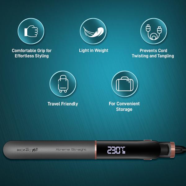 Ikonic Me Xtreme Straight (Stone) 1's - Straighteners