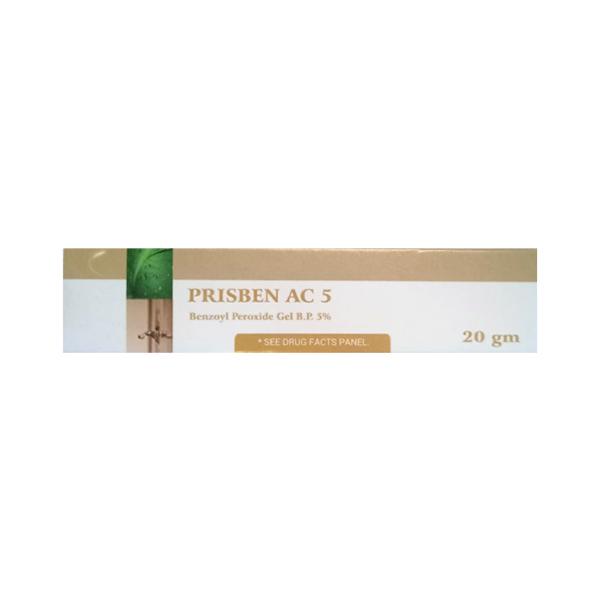 Netmeds | PRISBEN AC 5% Gel(topical) 20gm