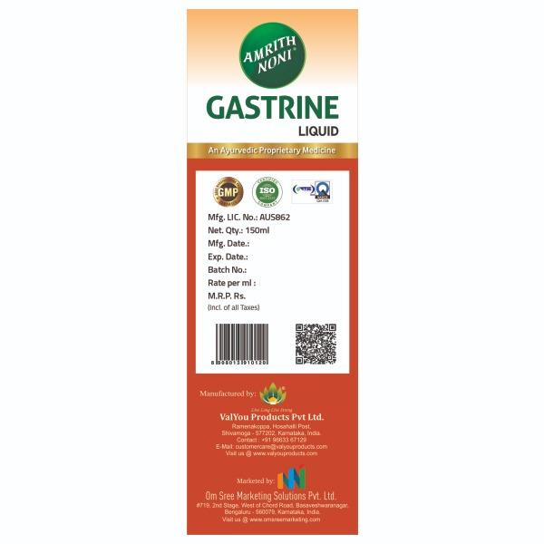 Amrith Noni Gastrine Liquid 150 ml - Digestive Care