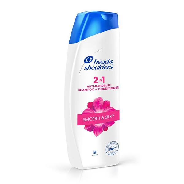 Netmeds | Head & Shoulders 2-in-1 Anti-Dandruff Shampoo + Conditioner - Smooth & Silky 340 ml