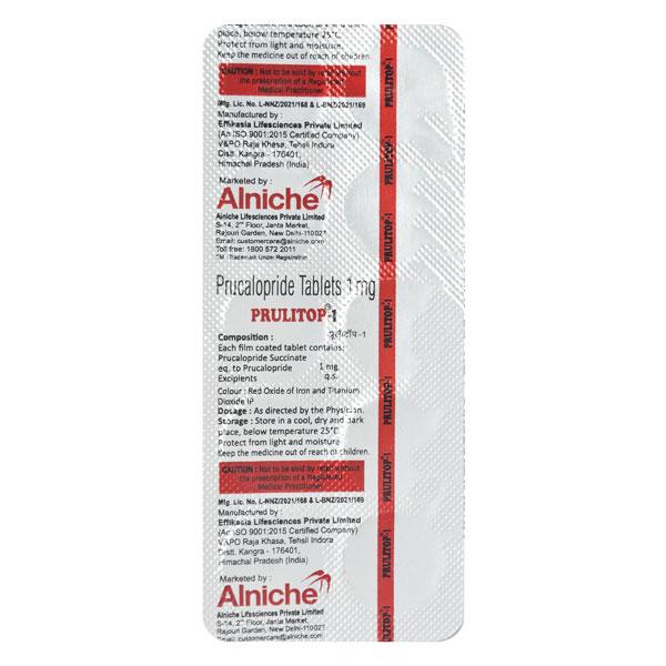 PRULITOP 1mg Tablet 10's - Constipation-Lax