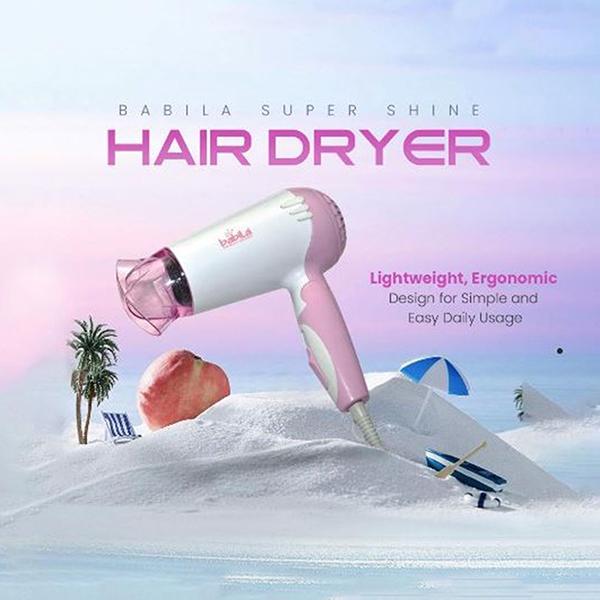 Babila Super Shine Hair Dryer- BHD-E10 - Hair Dryers