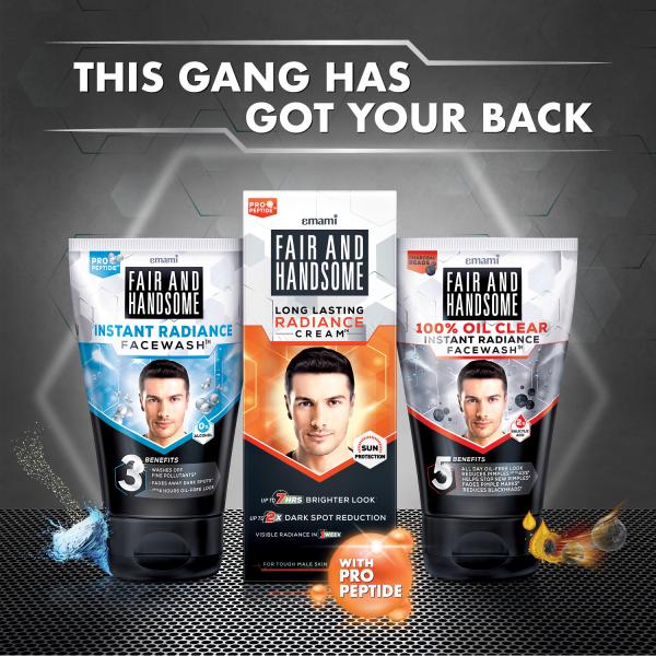 Fair and Handsome 100% Oil Clear Face Wash 100 gm - Face Wash & Cleansers