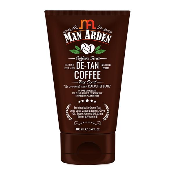 Netmeds | Man Arden Caffeine Series Face Scrub - De-Tan Coffee 100 gm