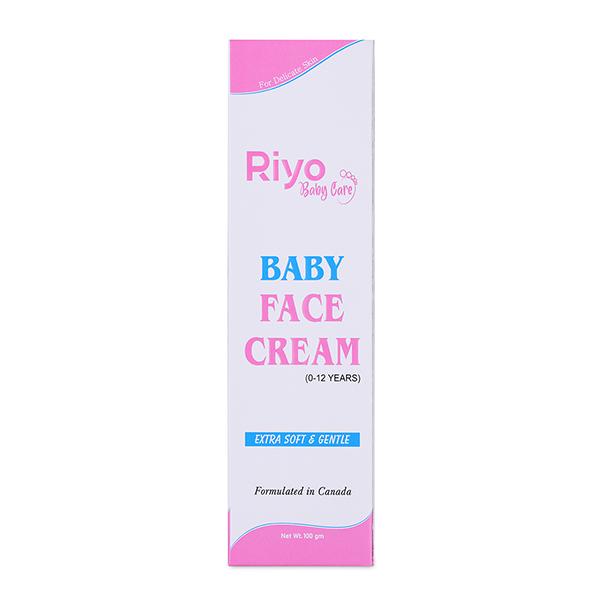 Riyo Baby Face Cream (0 - 12 Years) 100 gm - Creams, Lotions & Oils