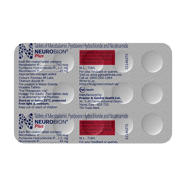 Netmeds | NEUROBION PLUS Tablet 15's