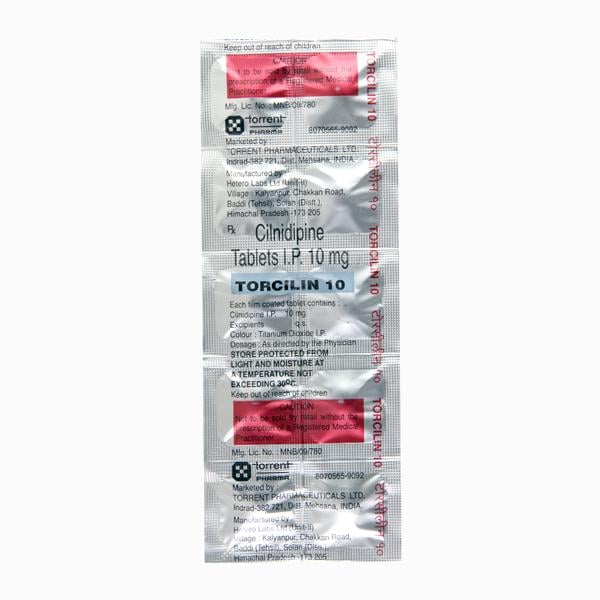 Torcilin 10mg Tablet 10'S - Hypertension-Cal