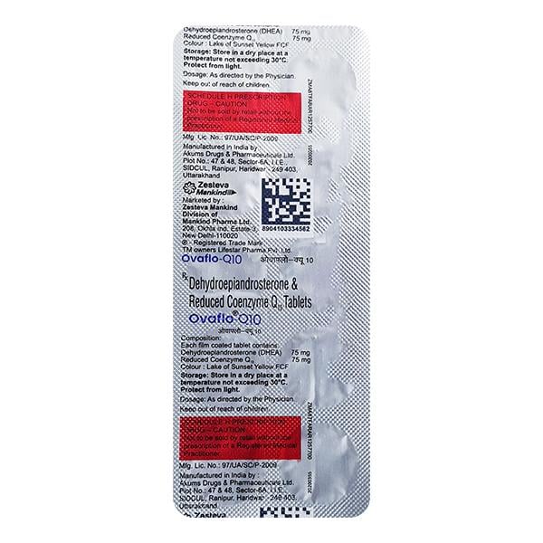 OVAFLO Q 10 Tablet 10's - Hormonal Therapy-Oes